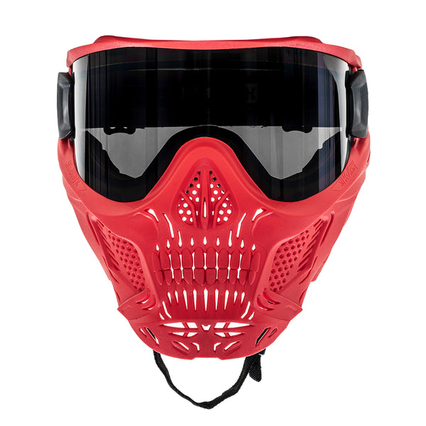 HSTL® Skull Goggle "Sinner" - Red w/ Smoke Lens