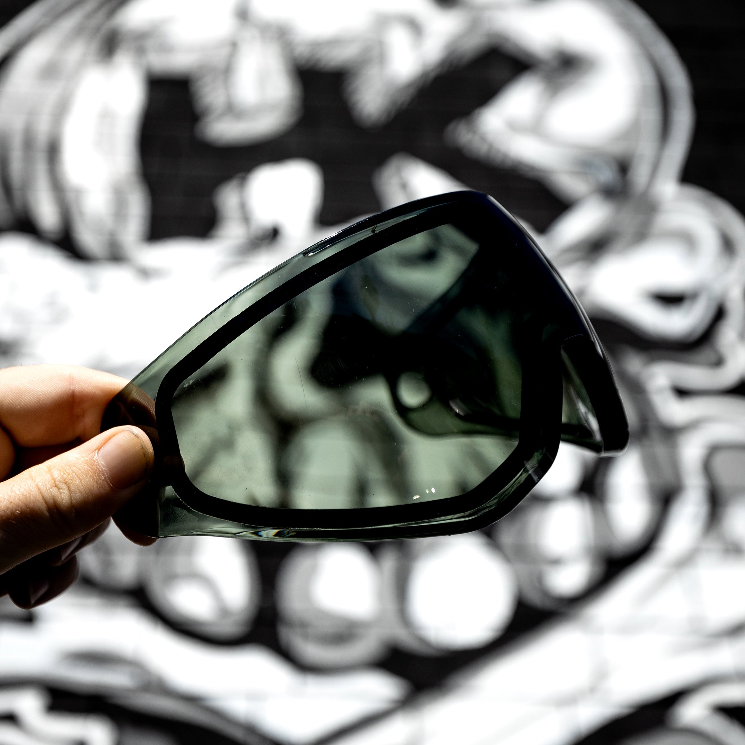 HK Army KLR オニキスブラック スペアレンズ ミラージュクローム HK Army KLR オニキスブラック スペアレンズ ミラージュクローム