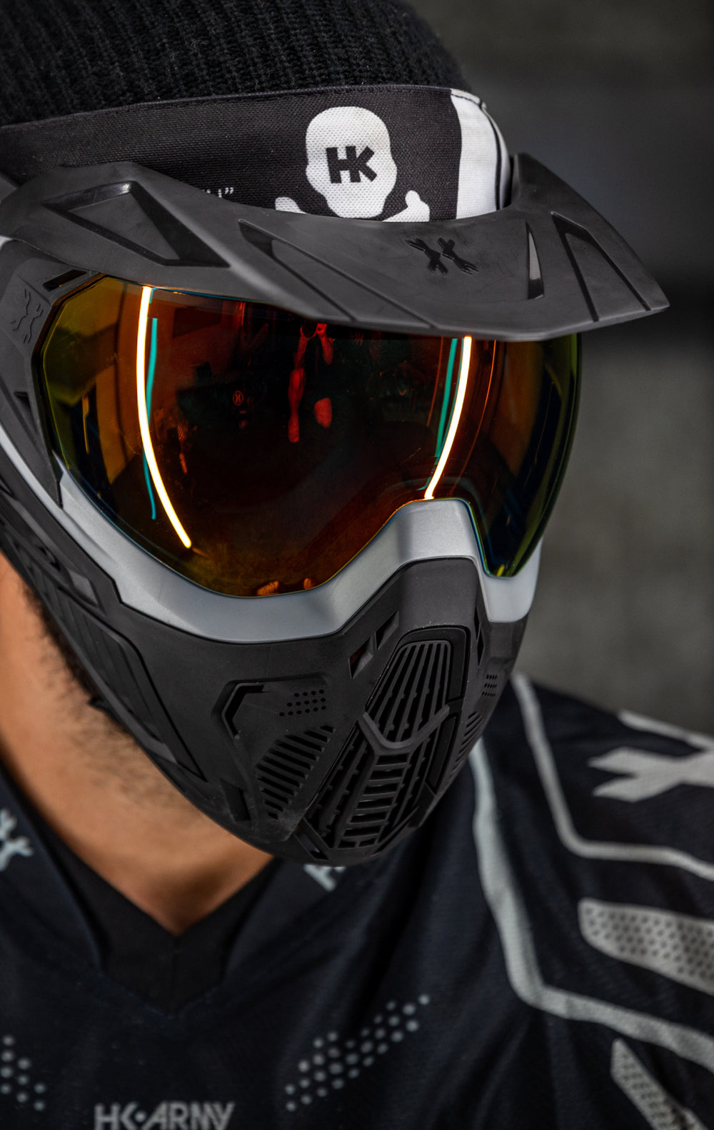 SLR Solar Goggle with Scorch Lens and Universal Black Visor. Visor not included.