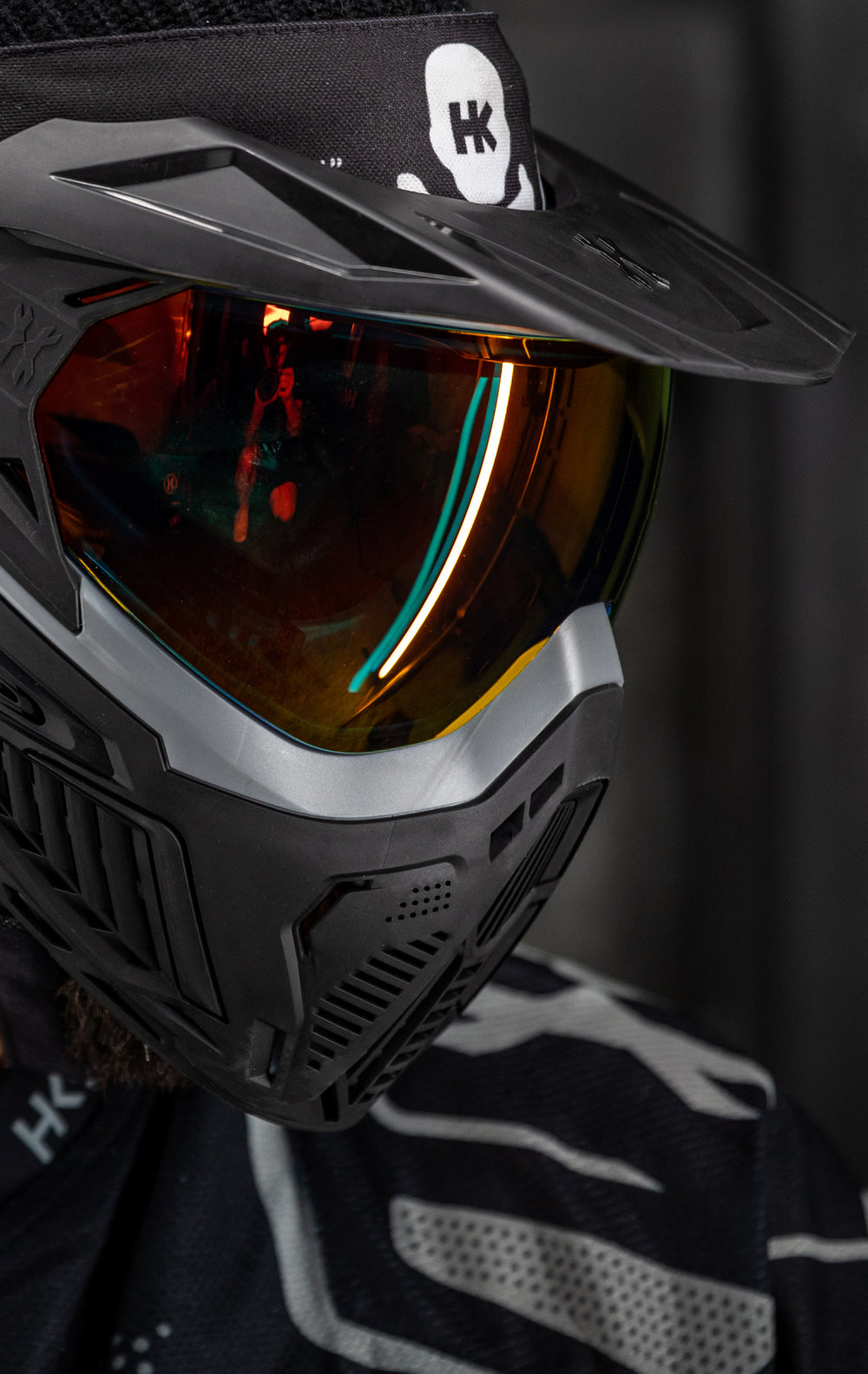 SLR Solar Goggle with Scorch Lens and Universal Black Visor. Visor not included.