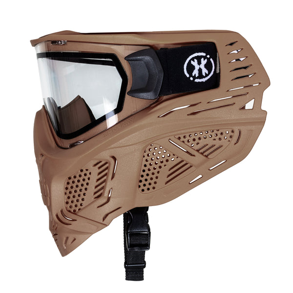 HSTL® Skull Goggle - Tan w/ Clear Lens