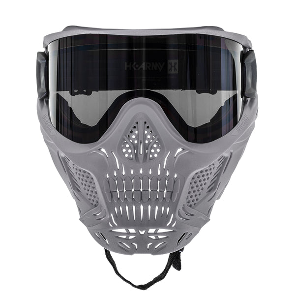 HSTL® Skull Goggle "Tombstone" - Grey w/ Smoke Lens