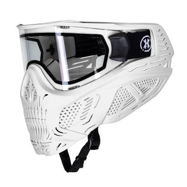 HSTL® Skull Goggle - White w/ Clear Lens