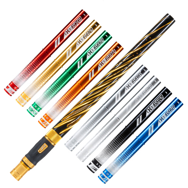 LAZR Elite Orbit Barrel Kit - 15" Dust Gold/Colored Inserts - Cocker Threads